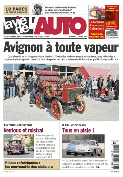 La Vie de l'Auto n° 1265 du 09/04/2007