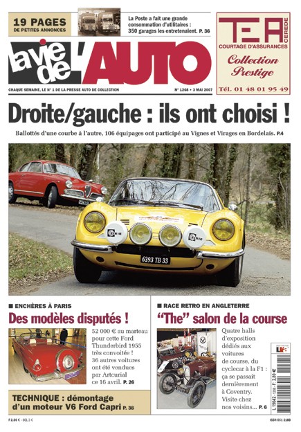 La Vie de l'Auto n° 1268 du 30/04/2007