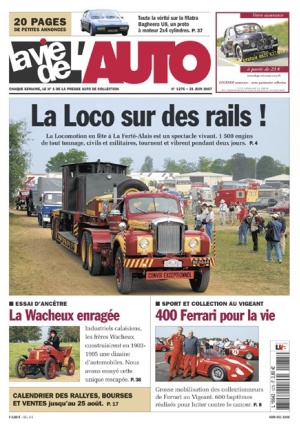 La Vie de l’Auto n° 1275 du 18/06/2007
