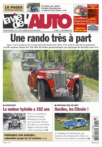 La Vie de l'Auto n° 1282 du 10/09/2007