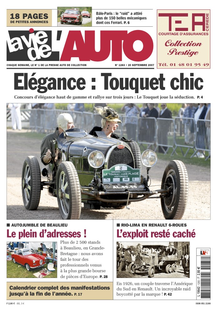 La Vie de l'Auto n° 1283 du 17/09/2007