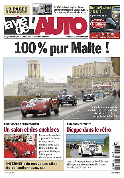 La Vie de l'Auto n° 1291 du 12/11/2007