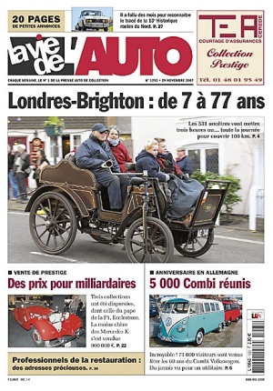 La Vie de l’Auto n° 1293 du 26/11/2007