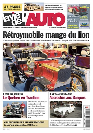 La Vie de l’Auto n° 1296 du 17/12/2007