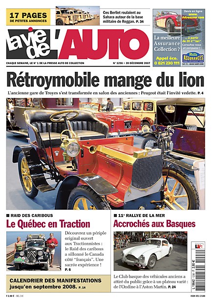 La Vie de l'Auto n° 1296 du 17/12/2007