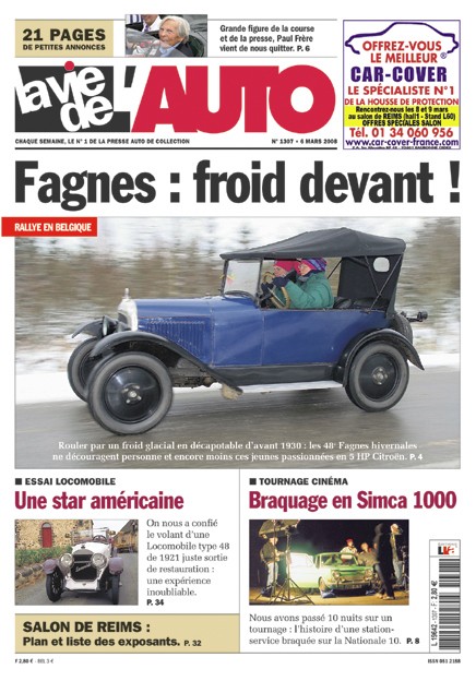 La Vie de l'Auto n° 1307 du 06/03/2008