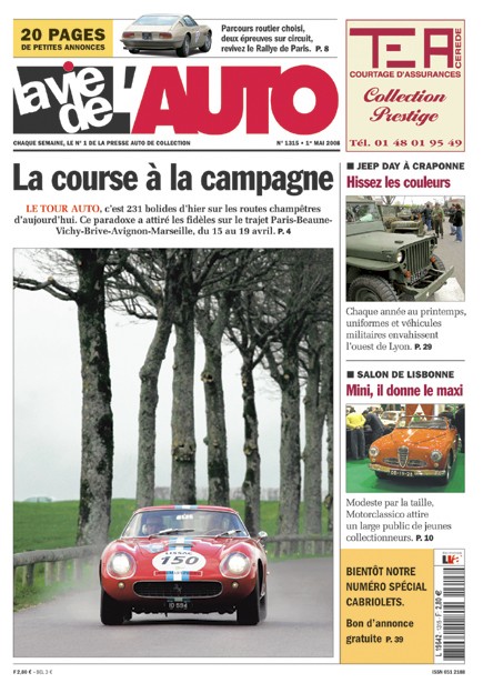 La Vie de l'Auto n° 1315 du 01/05/2008