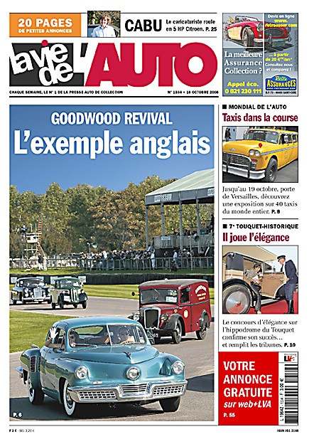 La Vie de l'Auto n° 1334 du 16/10/2008