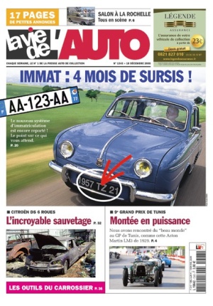 La Vie de l’Auto n° 1343 du 18/12/2008