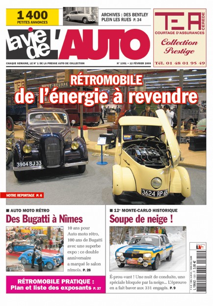 La Vie de l'Auto n° 1351 du 12/02/2009