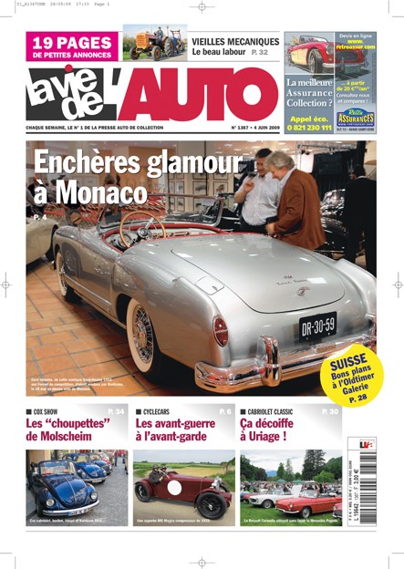 La Vie de l'Auto n° 1367 du 04/06/2009