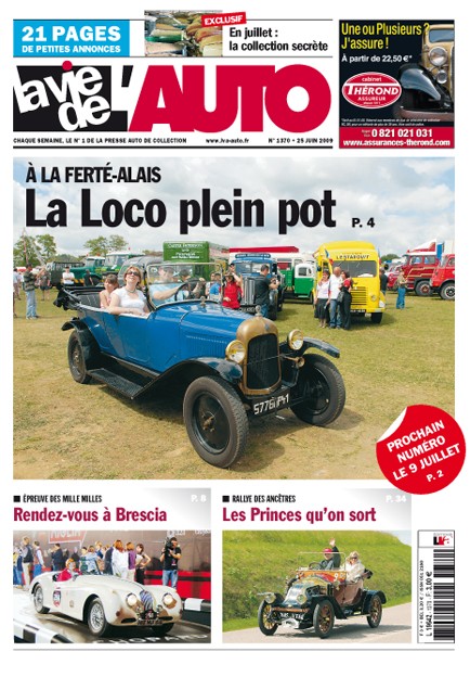 La Vie de l'Auto n° 1370 du 25/06/2009