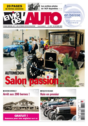 La Vie de l'Auto n° 1382 du 22/10/2009