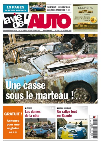 La Vie de l'Auto n° 1383 du 29/10/2009