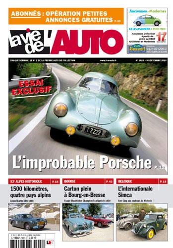 LA VIE DE L'AUTO N° 1423 DU 09/09/2010