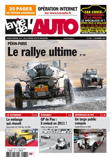 LA VIE DE L'AUTO N° 1431 DU 04/11/2010