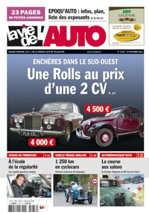 LA VIE DE L’AUTO N° 1478 DU 27/10/2011