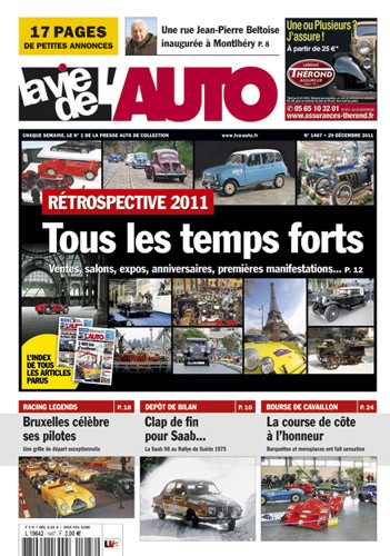 La Vie de l'Auto n° 1487 du 29/12/2011