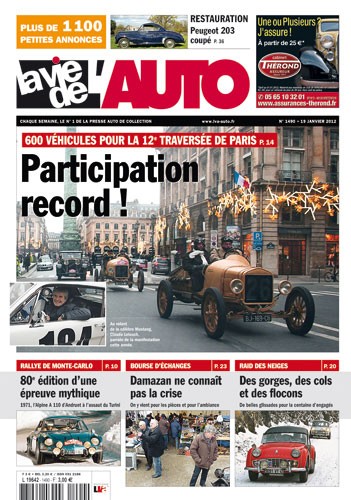 La Vie de l'Auto n° 1490 du 19/01/2012