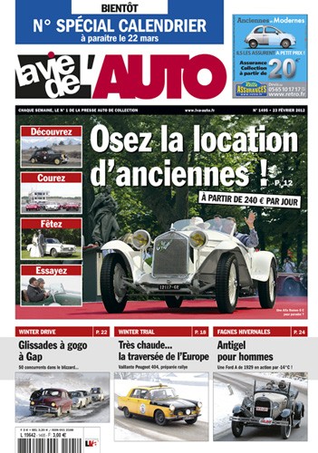 La Vie de l'Auto n° 1495 du 23/02/2012
