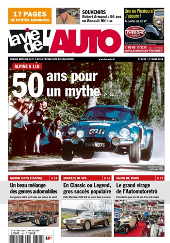 La Vie de l'Auto n° 1496 du 01/03/2012