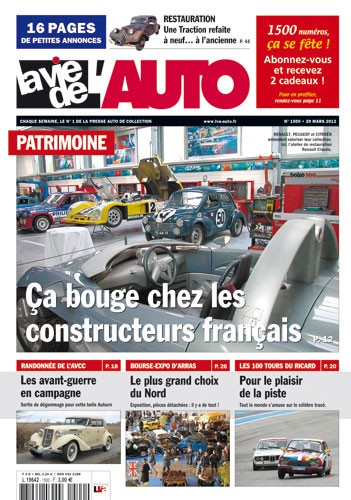 La Vie de l'Auto n° 1500 du 29/03/2012