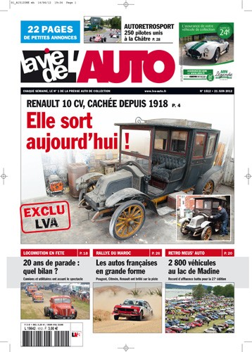 La Vie de l'Auto n° 1512 du 21/06/2012