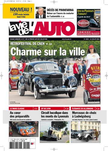 La Vie de l'Auto n° 1515 du 12/07/2012