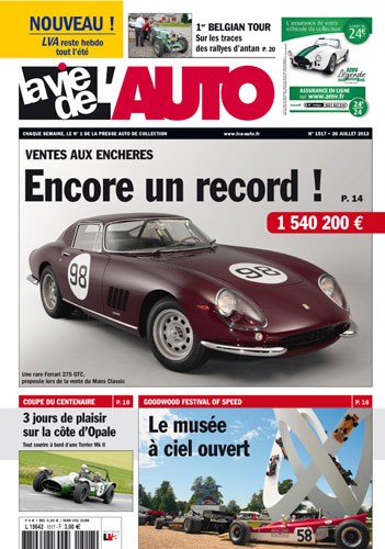 La Vie de l'Auto n° 1517 du 26/07/2012
