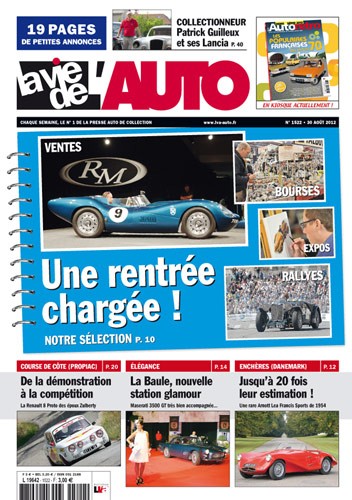 La Vie de l'Auto n° 1522 du 30/08/2012