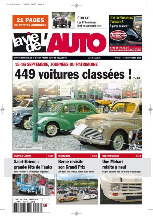 La Vie de l’Auto n° 1524 du 13/09/2012