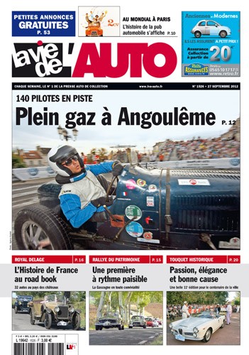 La Vie de l'Auto n° 1526 du 27/09/2012
