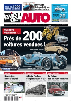 La Vie de l’Auto n° 1547 du 21/02/2013