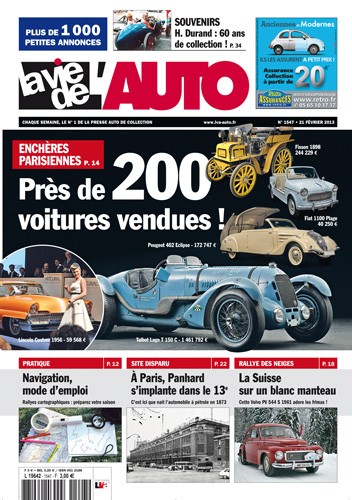 La Vie de l'Auto n° 1547 du 21/02/2013