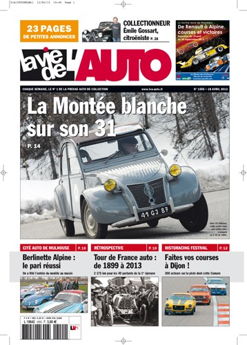 La Vie de l'Auto n° 1555 du 18/04/2013