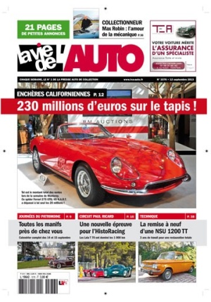 La Vie de l'Auto n° 1576 du 12/09/2013