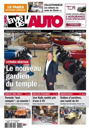 La Vie de l'Auto n° 1582 du 24/10/2013