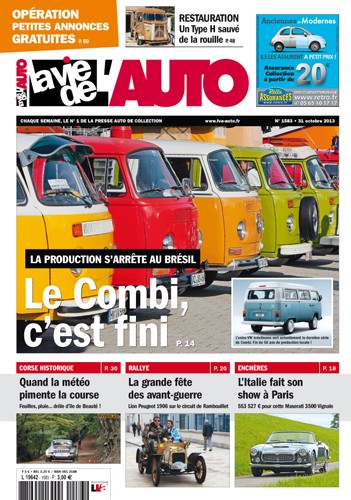 La Vie de l'Auto n° 1583 du 31/10/2013