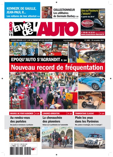 La Vie de l'Auto n° 1586 du 21/11/2013