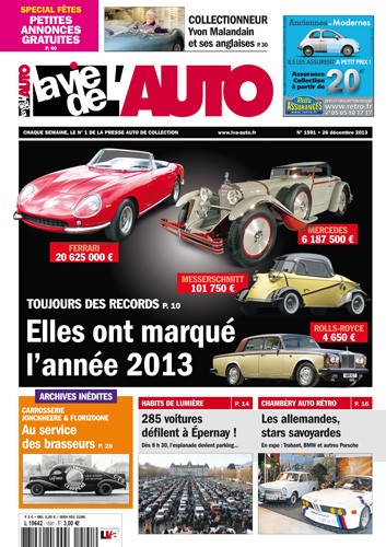 La Vie de l'Auto n° 1591 du 26/12/2013