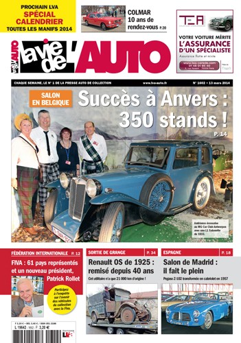 La Vie de l'Auto n° 1602 du 13/03/2014