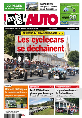 La Vie de l'Auto n° 1623 du 07/08/2014