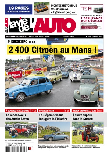La Vie de l'Auto n° 1625 du 21/08/2014