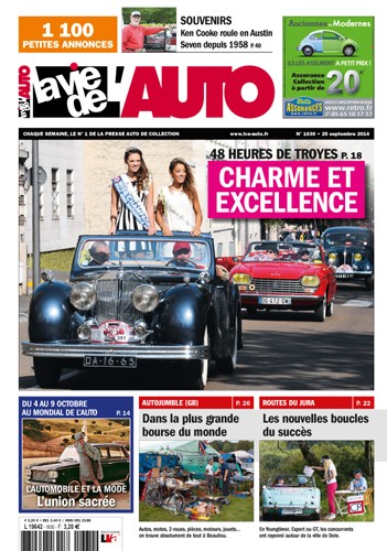 La Vie de l'Auto n° 1630 du 25/09/2014