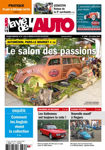 La Vie de l'Auto n° 1635 du 30/10/2014