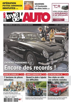 La Vie de l’Auto n° 1637 du 13/11/2014