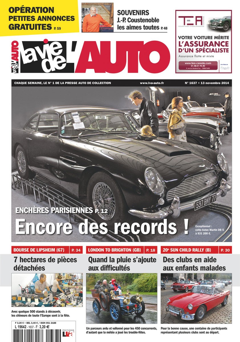 La Vie de l'Auto n° 1637 du 13/11/2014