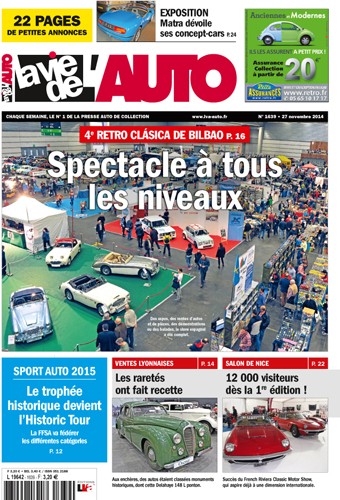 La Vie de l'Auto n° 1639 du 27/11/2014