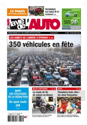 La Vie de l’Auto n° 1643 du 25/12/2014
