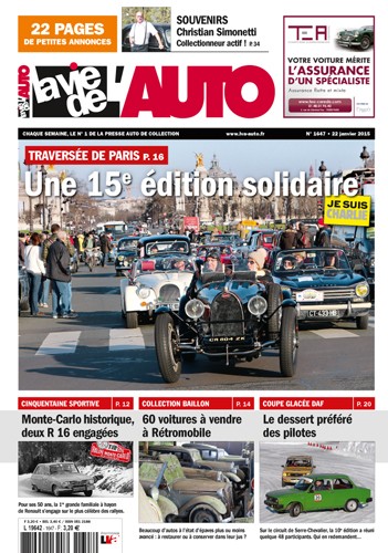 La Vie de l'Auto n° 1647 du 22/01/2015